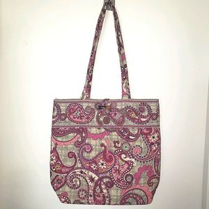 Vera Bradley Paisley Meets Plaid Tote